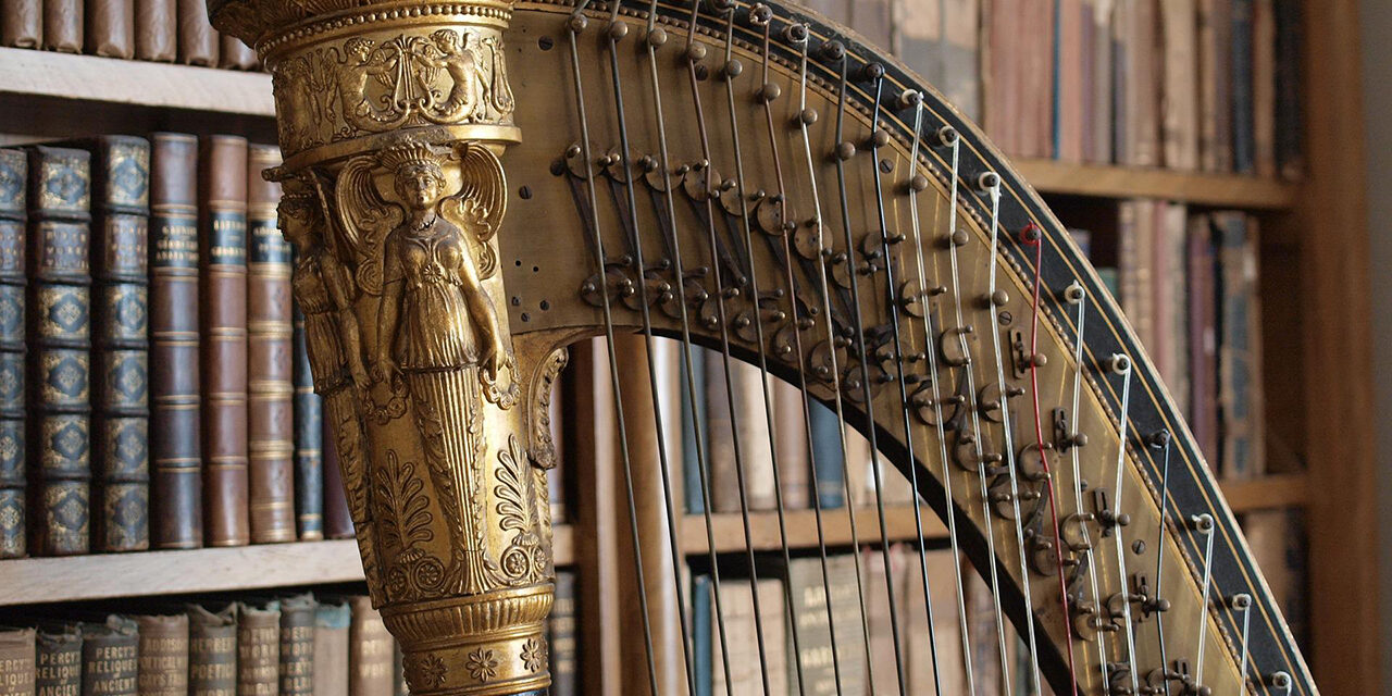 »Zur Harfe« – Gedicht