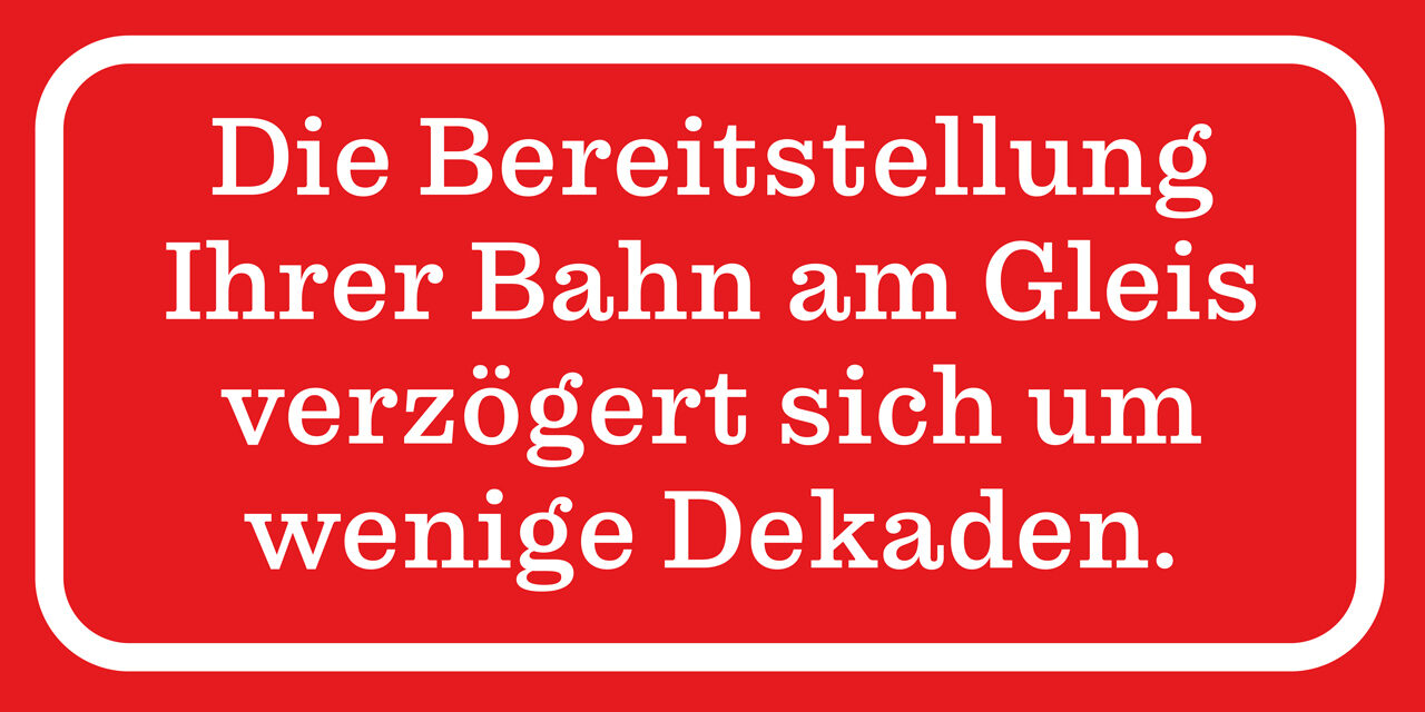 Bahn-Erzählung zum Schmunzeln