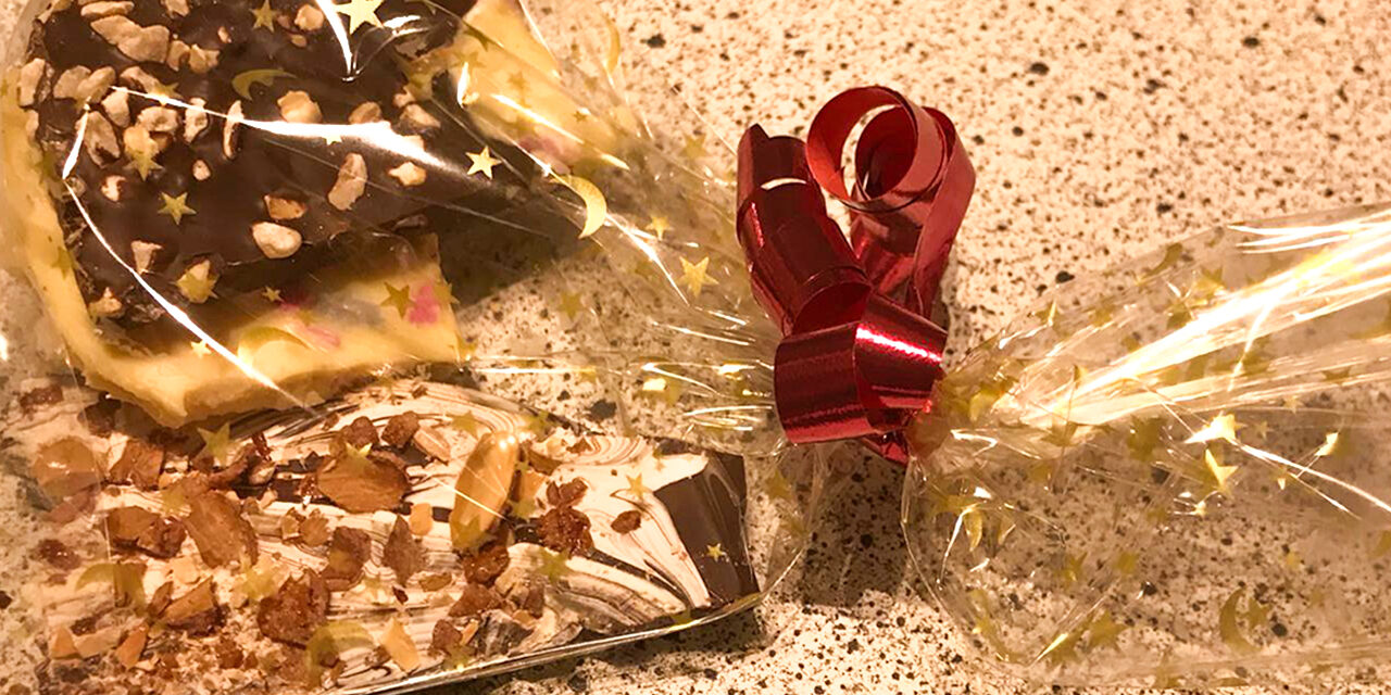 Last-Minute Weihnachtsmitbringsel: Bruch-Schokolade