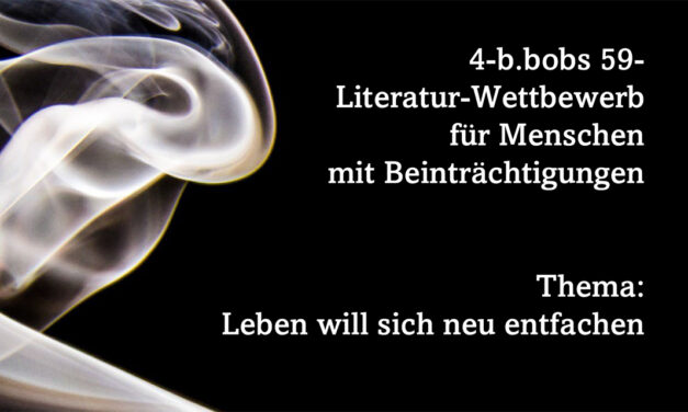 Literatur-Wettbewerb für Menschen mit Beeinträchtigungen