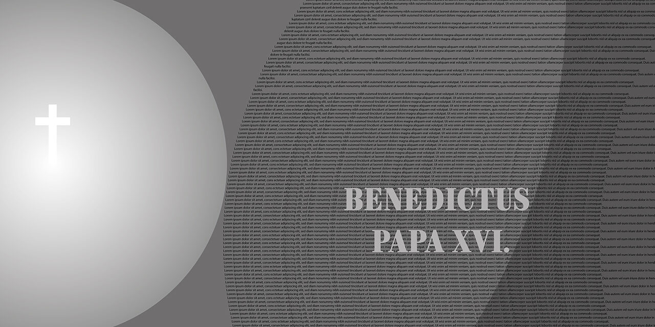 Nachruf auf Papa emeritus Benedikt XVI.