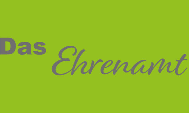 »Das Ehrenamt« – Eine nachdenkliche Erzählung