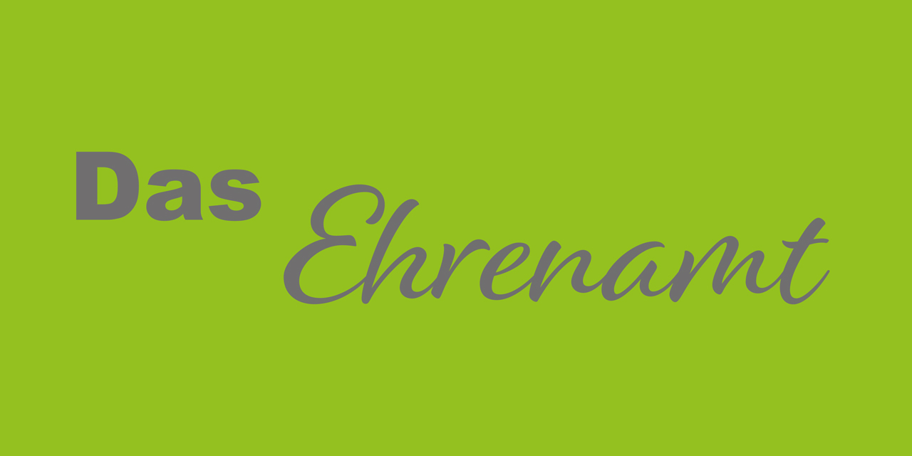 »Das Ehrenamt« – Eine nachdenkliche Erzählung