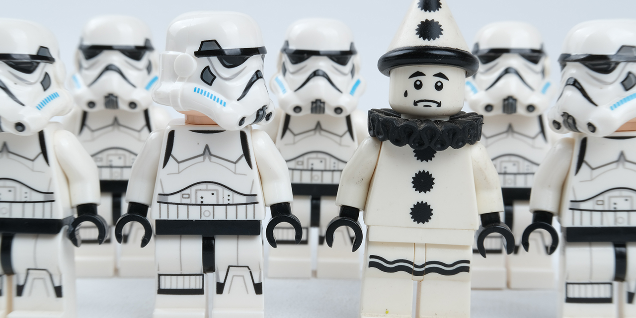 Die falsche Seite des Schreibtisches